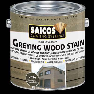 Saicos - Greying Wood Stain - 2,5l - Stone Grey