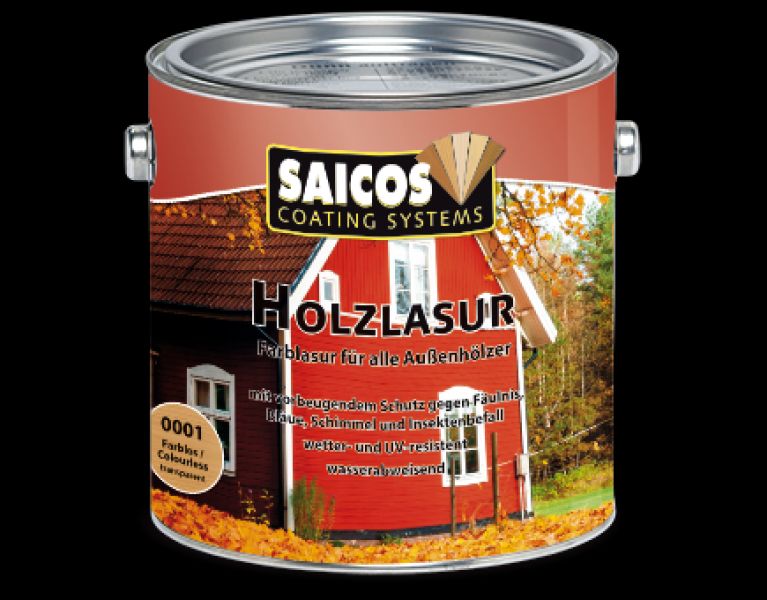 Saicos - Wood stain oil - 2,5 liter - Transparant grenen