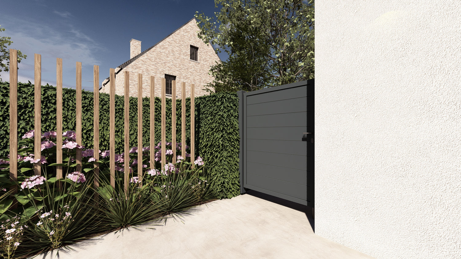 Alzebra gesloten - horizontaal enkele vleugel