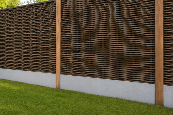 Betonplaat voor Ecowood fiber. plaat voor ecowood scherm met ronde fiber 