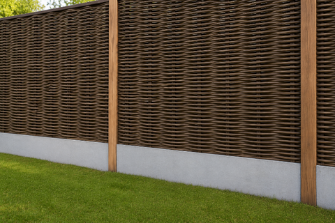 Betonplaat voor Ecowood fiber. plaat voor ecowood scherm met ronde fiber 