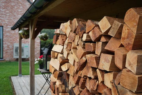 Brandhout op pallet - ovengedroogd