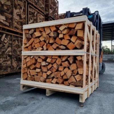 1,43 m³ ovengedroogd brandhout op pallet – Hoogwaardig haardhout direct stookbaar met laag vochtpercentage.