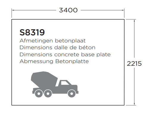 Classic line seriewerk - wanddikte 28mm - 358x238cm