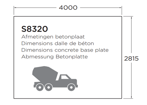 Classic line seriewerk - wanddikte 28mm - 418x298cm (2 ingangen)