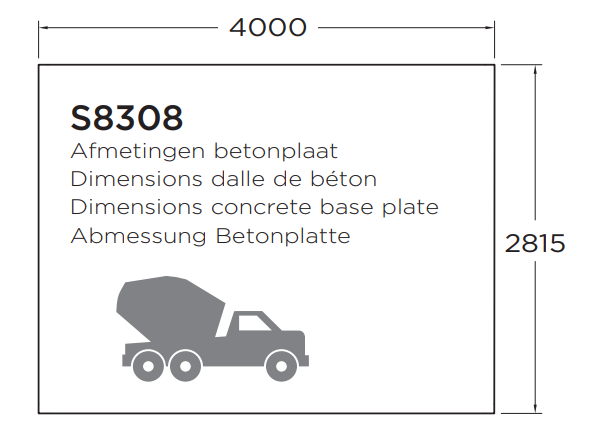 Classic line seriewerk - wanddikte 28mm - 418x298cm