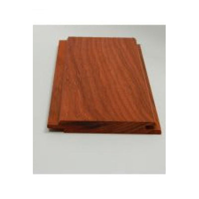 Close up van een padoek rabatplank