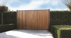 opritpoort in thermowood ayous