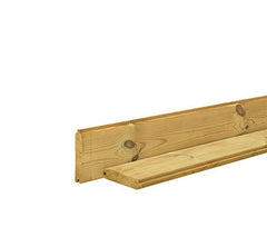 Naaldhouten tand en groef profiel – geïmpregneerde houten planken