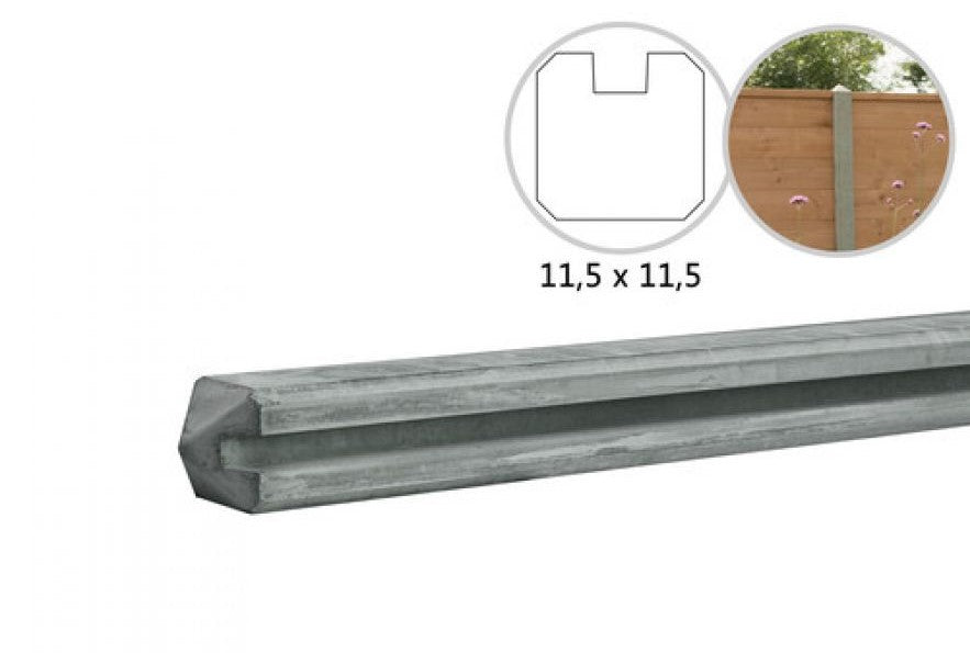 Poteau de départ en béton - 11,5x11,5x278cm