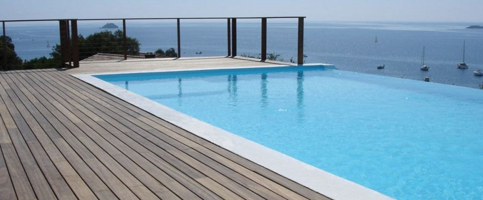 Planches de terrasse en padouk