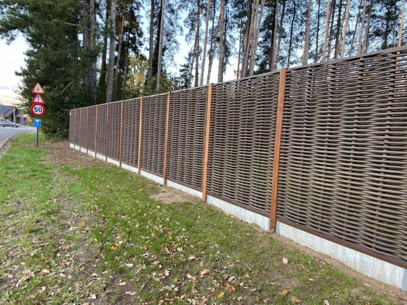 Ecowood - ronde fiber en enkele weving