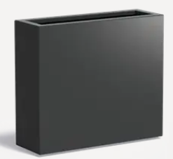 Orlanda jardinière rectangulaire en aluminium  