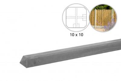 Hoekpaal beton - 10x10x280cm