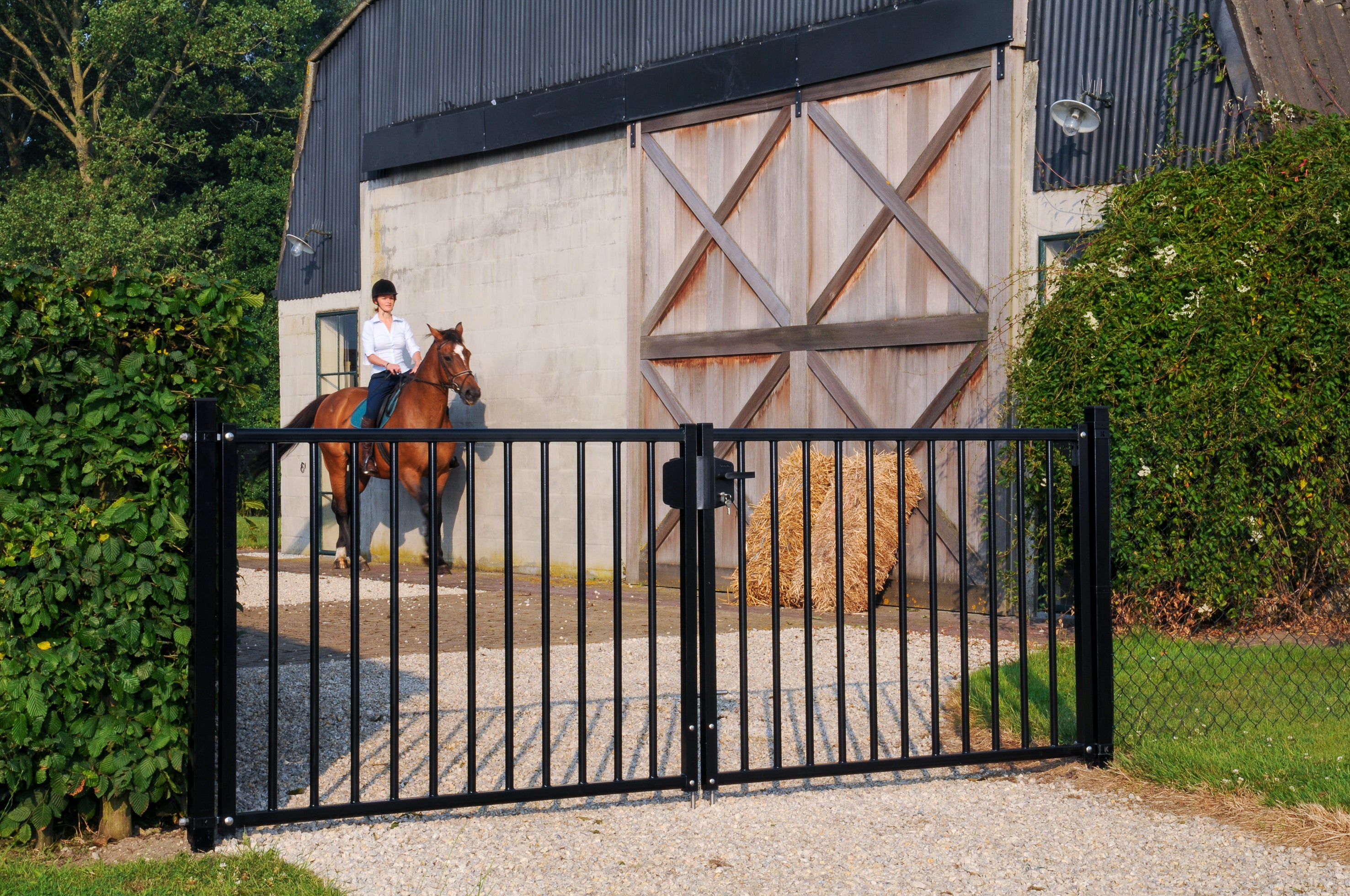 Portillon de jardin double Bardo