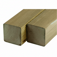 Grenen vierkante palen - Geschaafd geïmpregneerd