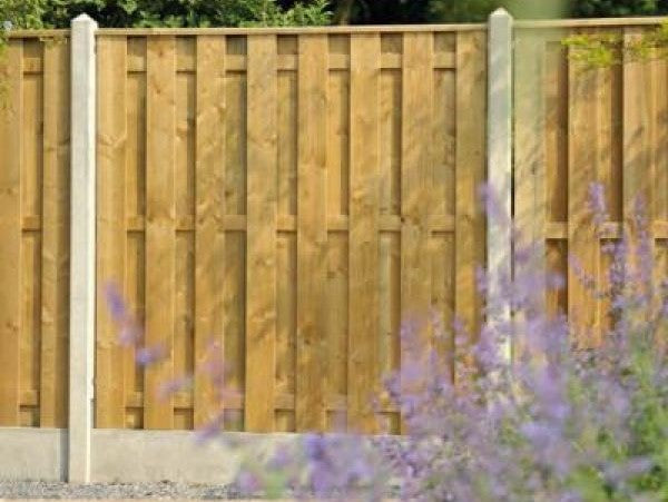 Poteau intermédiaire en béton - 10x10x280cm