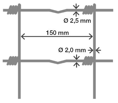 Wildgaas 200cm x 50m