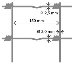 Wildgaas 200cm x 50m