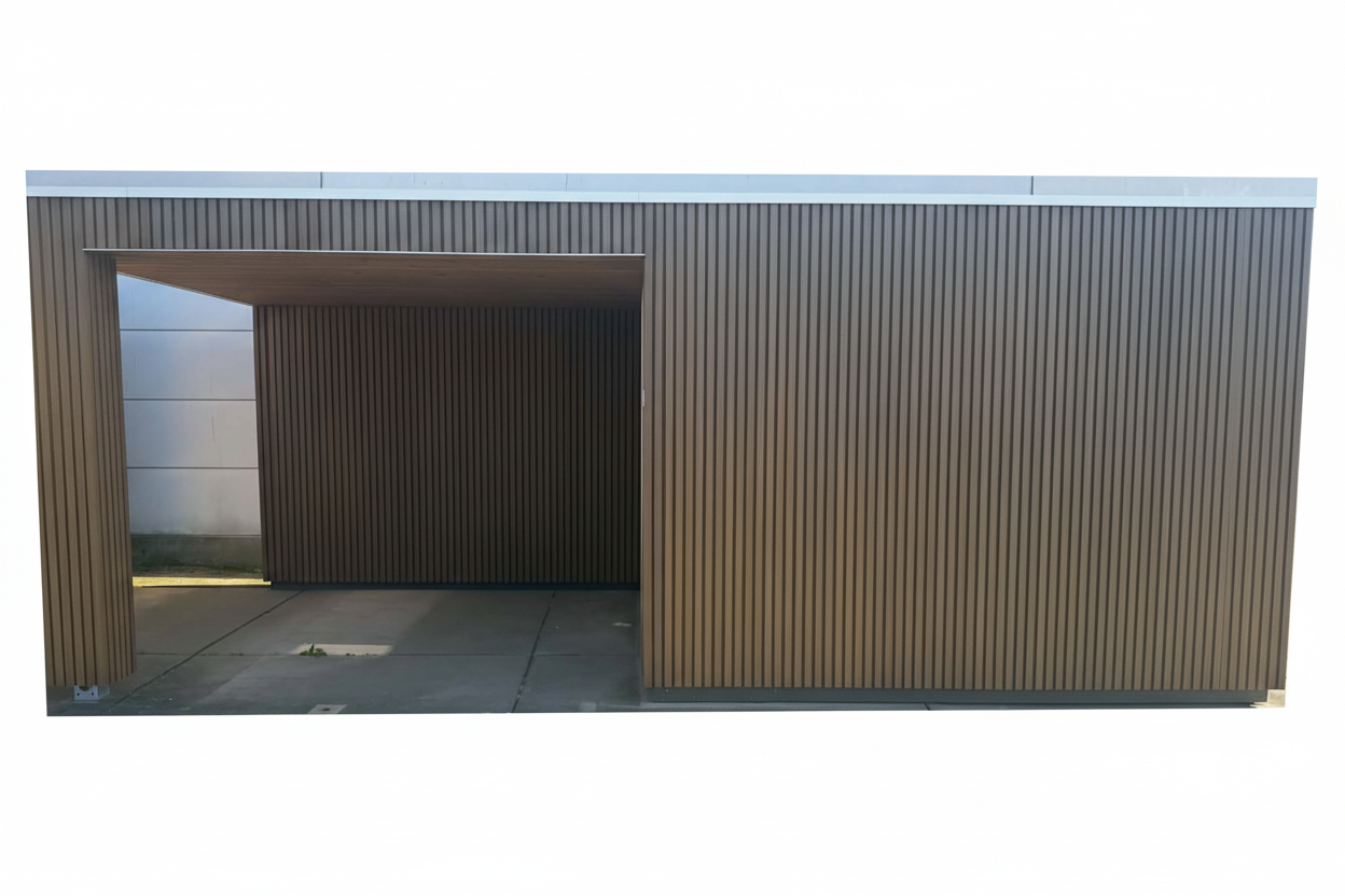 Box co-extrusie met luifel Exterior living