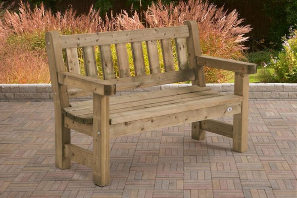 Houten parkbank