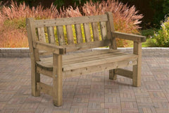 Houten parkbank