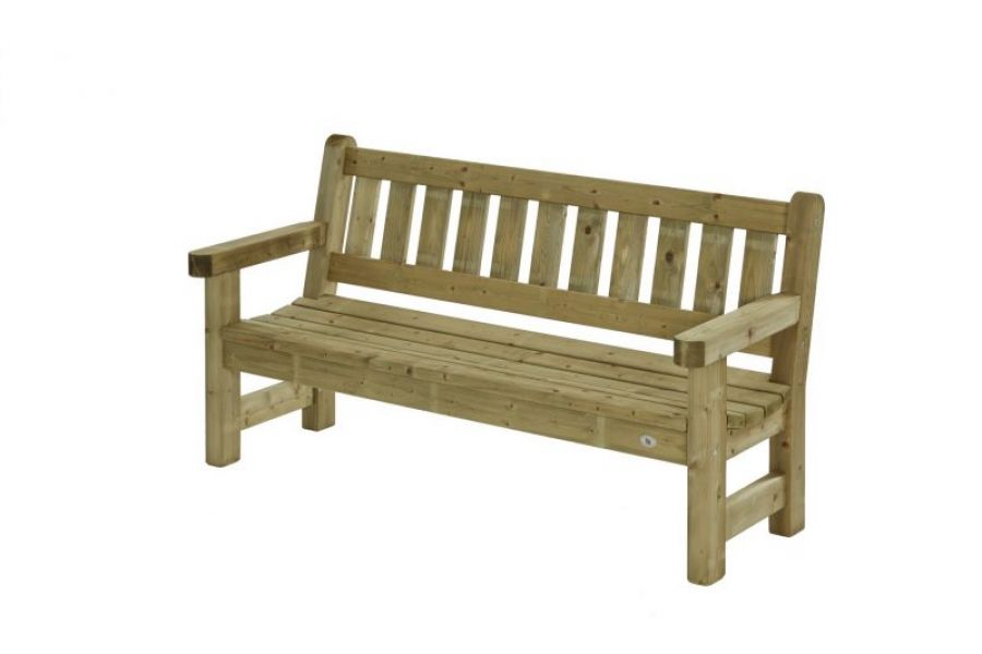 Houten parkbank