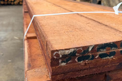 Detailfoto azobe hardhout plank 220x350 cm