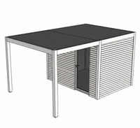 Débarras Malibu (aluminium RAL9010)