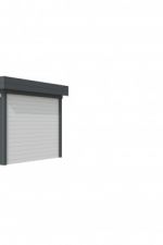 Top Line seriewerk met dubbele deur 200 x 300 cm - Wit + antraciet grijs gespoten
