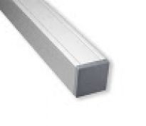 Aluminium paal 90 x 90 x 2720 mm - Zilvergrijs