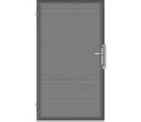 Solid deur - 180 x 100 cm - Antraciet - Antraciet kader