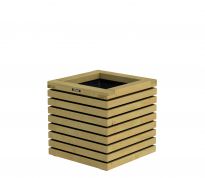 Bloembak Lignum in geïmpregneerd hout 50 x 50 cm - H: 50 cm