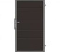 Solid Grande deur - 180 x 100 cm - Antraciet - antraciet kader