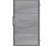 Solid Grande deur - 180 x 100 cm - Steengrijs - antraciet kader