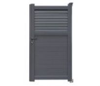 Kansas deur in aluminium 180 x 100 cm - RAL7016
