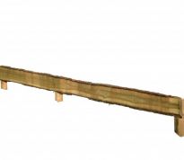 Douglas ranchplank 1,9 x 15-25 x 400 cm