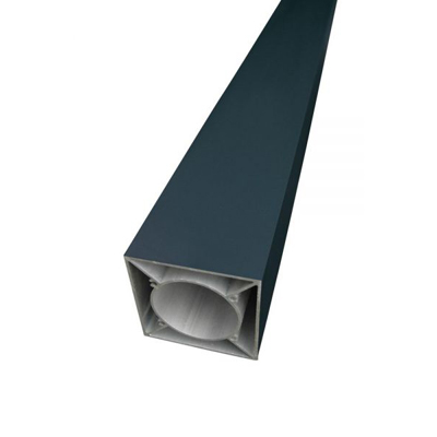 Aluminium paal 90 x 90 x 1820 mm - Antraciet grijs