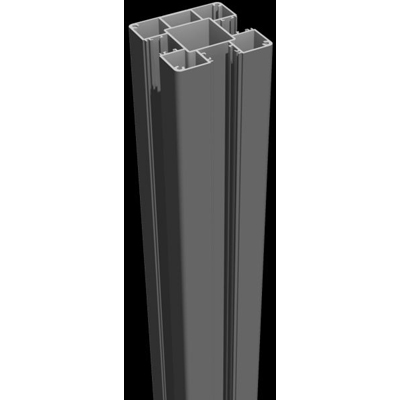 Aluminium paal 70 x 70 x 1900 mm - Antraciet grijs