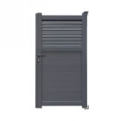 Kansas deur in aluminium 180 x 100 cm - RAL7016