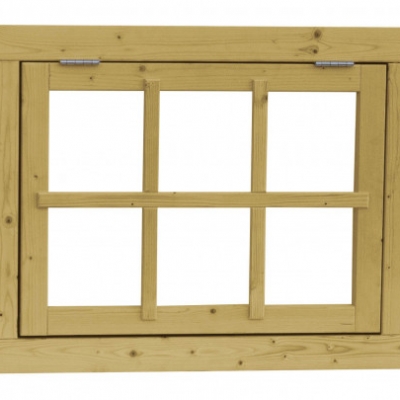Fenêtre 6 fenêtres - 89,8 x 70,3 cm - Traité en autoclave