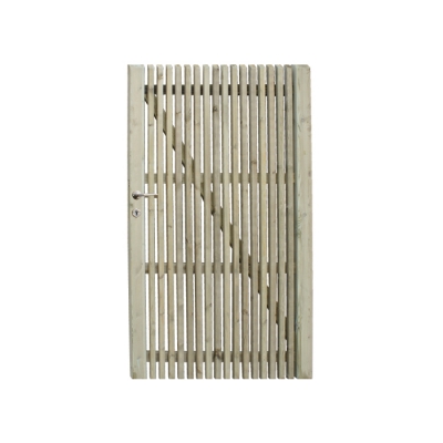 Domino deur in geïmpregneerd hout 80 x 100 cm