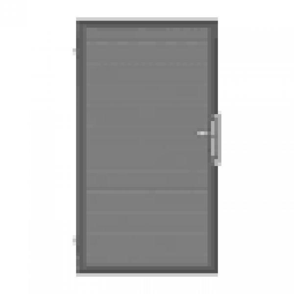 Solid deur - 180 x 100 cm - Antraciet - Antraciet kader