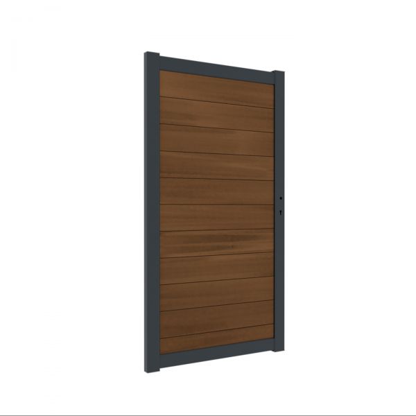 Washington Premium deur inclusief hang- en sluitwerk 180 x 98 cm - Teak