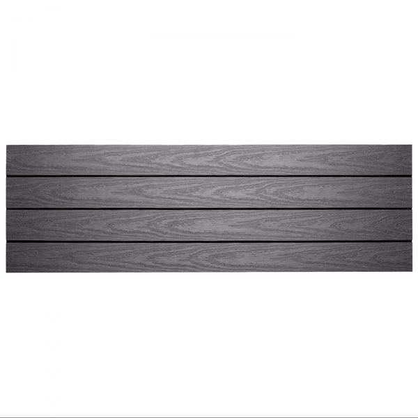 Terrastegel in houtcomposiet 30 x 90 cm - Dark grey