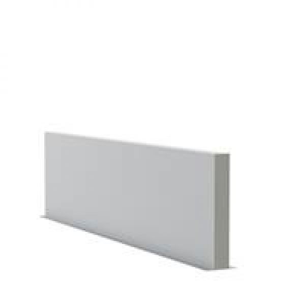 Wand in polyester 400 x 15 cm - Hoogte : 100 cm