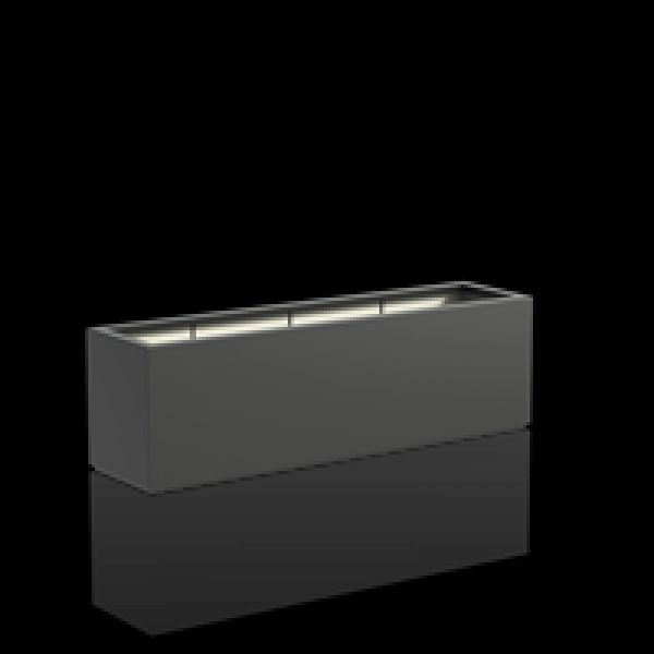 Bloembak Buxus in polyester 200 x 50 cm - H: 60 cm