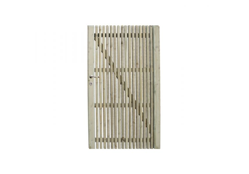 Domino deur in geïmpregneerd hout 180 x 100 cm